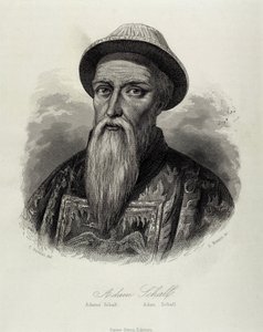 SCHALL VON BELL, Adam (1591-1661). Deutscher Jesuit und Astronom. Er verbrachte den Großteil seines Lebens als Missionar in China und wurde Berater des Shunzhi-Kaisers der Qing-Dynastie. Gravur. von Artist Unknown