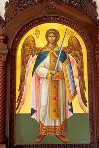 Ikone des Heiligen Michael. Kathedrale, Harissa, 2022