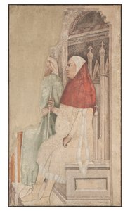 Szene aus einem Urteil (Fresko) von Artist Unknown