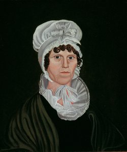 Frau in Schwarz von Artist Unknown