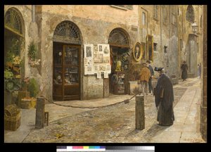 Via San Bernardino alle Ossa in Mailand, Italien, 1912 von Arturo Ferrari