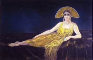 Porträt Wally Toscanini, 1925