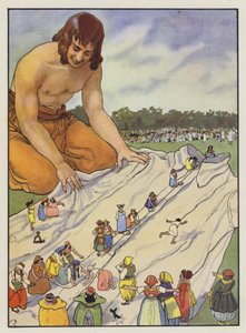 Illustration für Gullivers Reisen von Jonathan Swift von Artus Scheiner