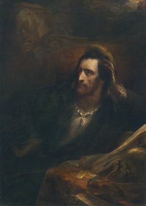Faust in seiner Studierstube (signiert und datiert Ary Scheffer 1831)