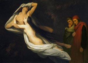 Paolo und Francesca, 1854
