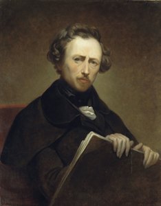 Selbstporträt im Alter von 43 Jahren von Ary Scheffer