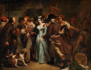 Die Verhaftung Charlotte Cordays von Ary Scheffer