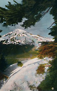 Mount Tacoma vom Eagle Peak, Washington, um 1916 von Asahel Curtis