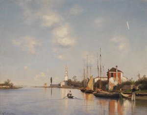Ascan Lutteroth Mazzorbo bei Venedig von Ascan Lutteroth