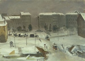 Der Belle-Alliance-Platz in Berlin, 1870