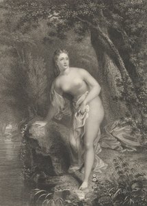 Musidora, 1825 von Asher Brown Durand
