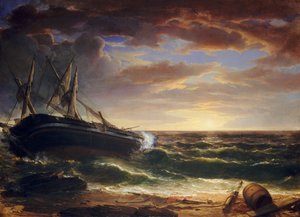 Das gestrandete Schiff