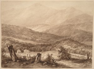 Weiße Berge (?) von Asher Brown Durand