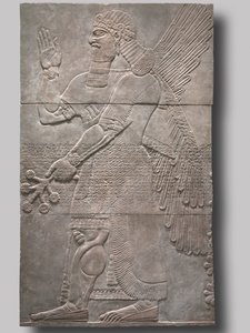 Salutierender Schutzgeist, 883-859 v. Chr.