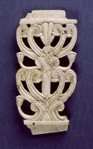 Palmettenfragment aus Fort Shalmaneser, Nimrud, 8. Jahrhundert v. Chr. von Assyrian School