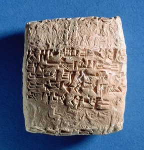 Tafel, die einen Getreideverkauf aufzeichnet, aus Kultepe, Türkei, assyrisch, 19. Jahrhundert v. Chr. von Assyrian School