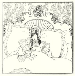 Der Liebesbrief (Gravur) von Aubrey (after) Beardsley