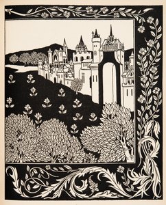 Wie Königin Guenever am Maientag ritt von Aubrey Beardsley