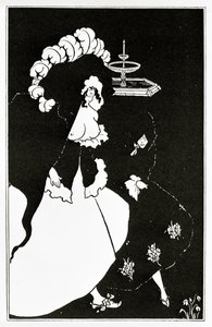 Messaline und Begleiter kehren aus einem Bordell zurück, ca. 1894 von Aubrey Beardsley