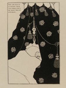 Selbstporträt im Bett von Aubrey Beardsley