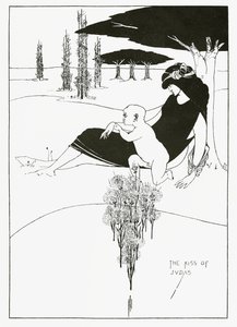 Der Kuss des Judas, 1893 von Aubrey Beardsley