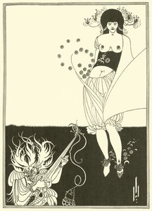 Der Bauchtanz von Aubrey Beardsley