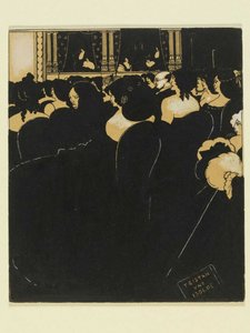 Die Wagnerianer, 1894 von Aubrey Beardsley