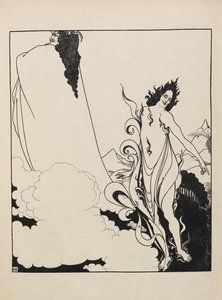 Das vierte Tableau des Rheingolds aus einem Buch mit fünfzig Zeichnungen