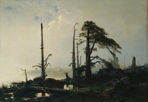 See im Nebel von August Cappelen