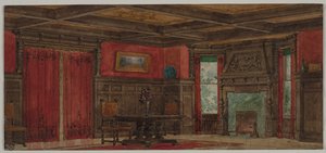 Entwurf für Inneneinrichtung, ca. 1880-1900