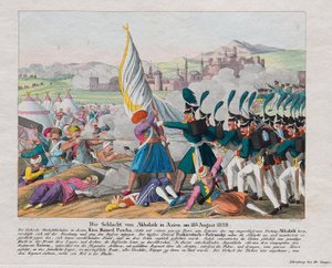 Russisch-Türkischer Krieg von 1828-1829 - Der Sturm auf die Festung Akhaltsikhe (Georgien) am 27. August von August Friedrich Andreas Campe