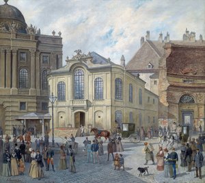 Das alte Burgtheater in Wien