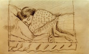 Elisabeth, schlafend von August Macke