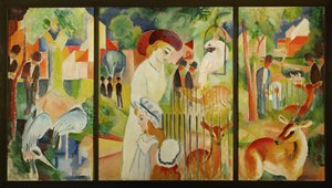 Großer Zoologischer Garten von August Macke