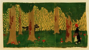 Rotkäppchen von August Macke