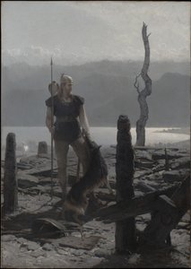 Frithiofs Rückkehr (aus Frithiofs Saga) von August Malmström