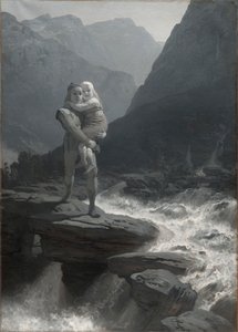 Frithiofs Saga: Frithiof und Ingeborg, 1880er von August Malmström