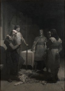 Frithiofs Saga: König Bele und Thorsten Vikingsson von August Malmström
