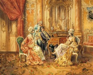 Am Klavier, von Stephan Sedlacek von August Stephan Sedlacek