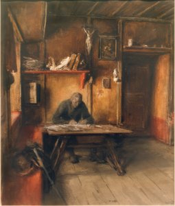 Der Dorfschreiber von August von Pettenkofen