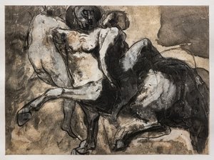 Zentaur entführt zwei Frauen
