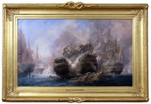 Die Schlacht von Trafalgar, 21. Oktober 1805, 14:15 Uhr. Die Nachwirkungen von Auguste Ballin