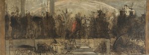 Das Jüngste Gericht, Skizze von Auguste Barthelemy Glaize