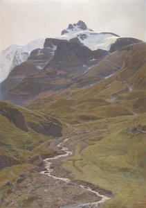 Blick auf die Wilde Frau von Auguste Baud Bovy
