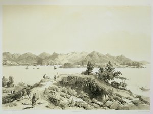 Die Bucht und Insel von Hongkong, Tafel 4 aus 