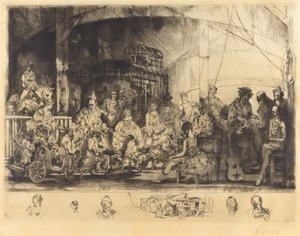 Frattelini-Zirkus von Auguste Brouet