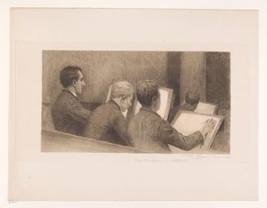 Unterricht in der Zeichenschule