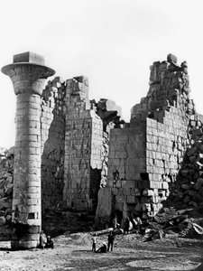 Säule in Karnak, Ägypten, 1893