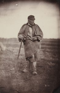 Mann mit Spazierstock von Auguste Giraudon