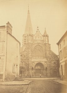 Kirche von Priseaux (Loiret) nahe der Station dieses Namens von Auguste Hippolyte Collard